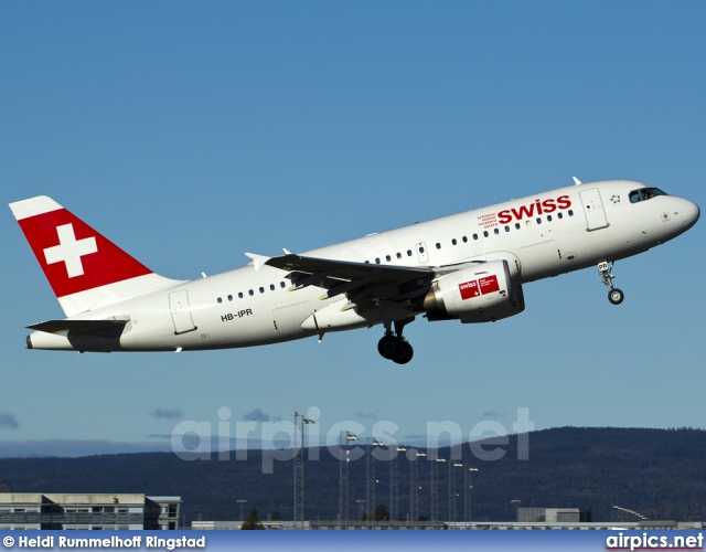 HB-IPR, Airbus A319-100, Swiss International Air Lines