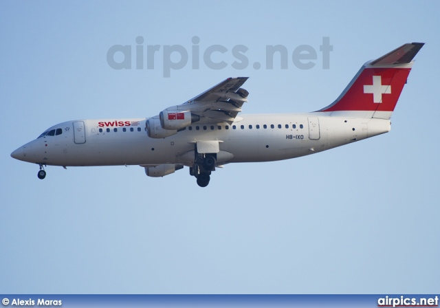 HB-IXO, British Aerospace Avro RJ100, Swiss International Air Lines