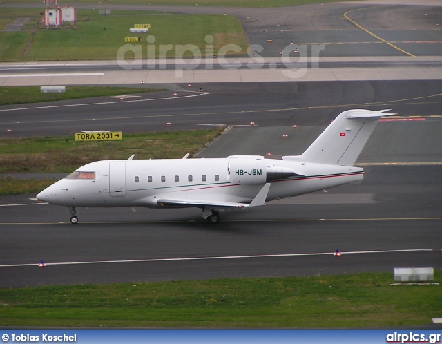 HB-JEM, Bombardier Challenger 600-CL-604, Untitled