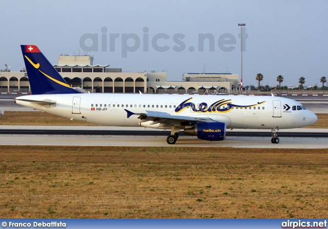 HB-JIY, Airbus A320-200, Hello