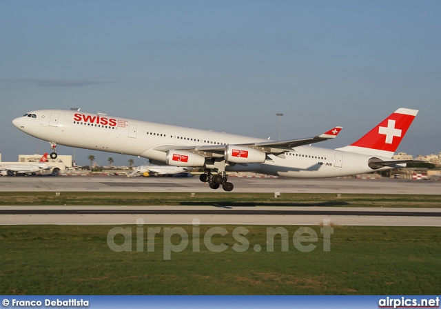 HB-JMB, Airbus A340-300, Swiss International Air Lines