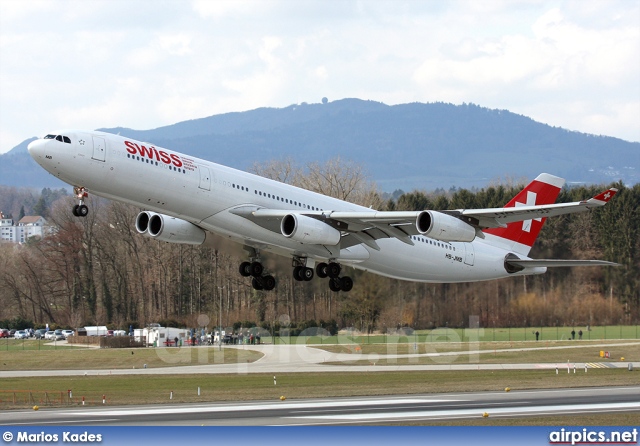 HB-JMB, Airbus A340-300, Swiss International Air Lines