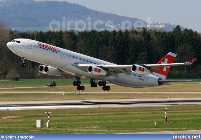 HB-JMF, Airbus A340-300, Swiss International Air Lines