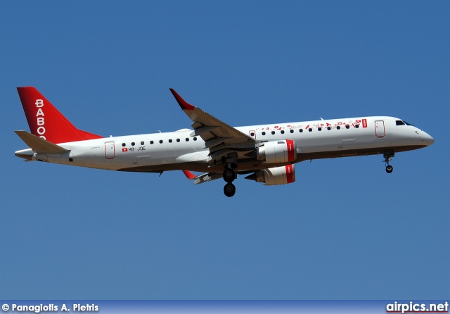 HB-JQE, Embraer ERJ 190-100LR (Embraer 190), Flybaboo