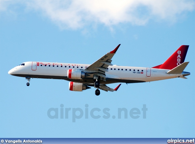 HB-JQG, Embraer ERJ 190-100LR (Embraer 190), Flybaboo