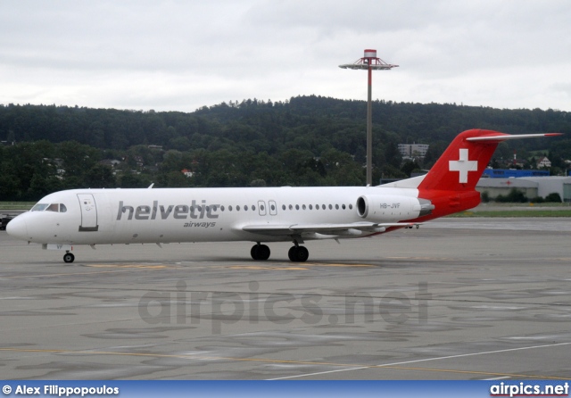 HB-JVF, Fokker F100, Helvetic Airways