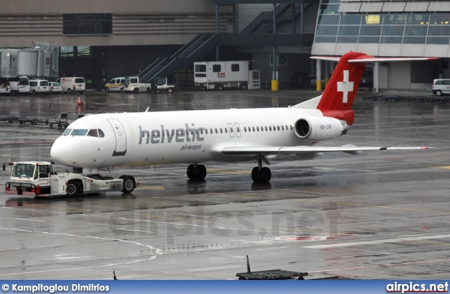 HB-JVF, Fokker F100, Helvetic Airways