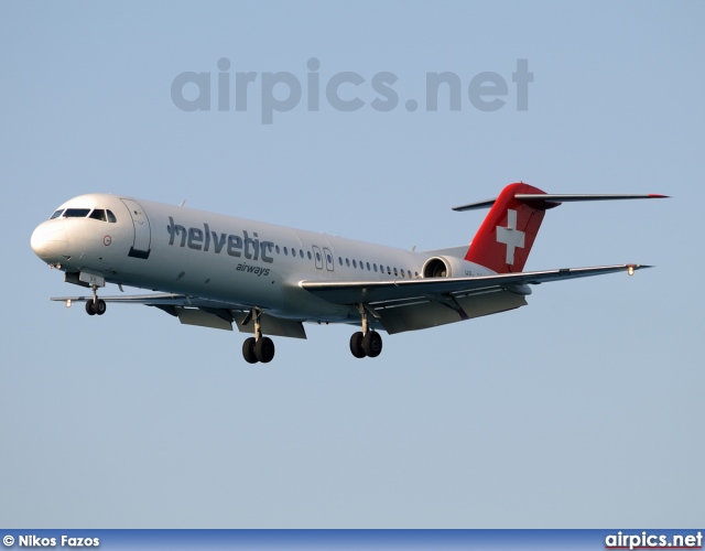 HB-JVH, Fokker F100, Helvetic Airways