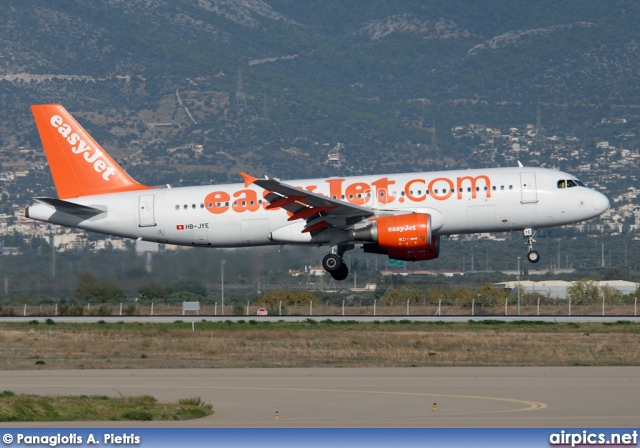 HB-JYE, Airbus A320-200, easyJet