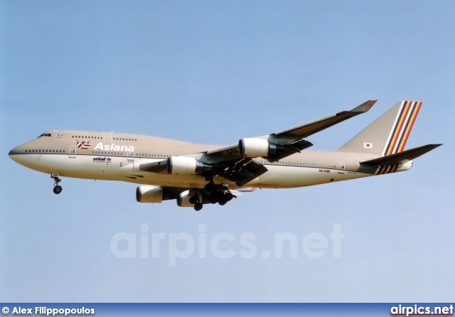 HL7428, Boeing 747-400, Asiana Airlines