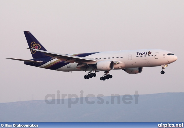 HS-TJS, Boeing 777-200ER, Thai Airways