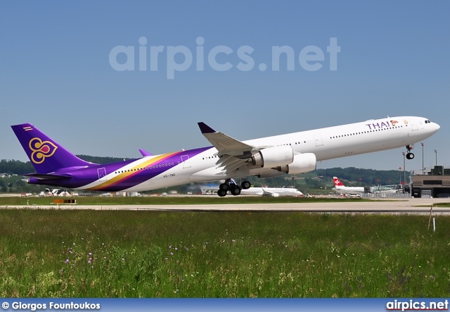 HS-TND, Airbus A340-600, Thai Airways