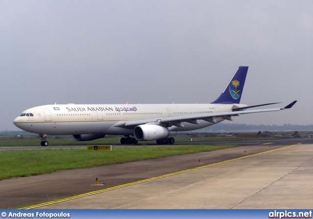 HZ-AQA, Airbus A330-300, Saudi Arabian Airlines