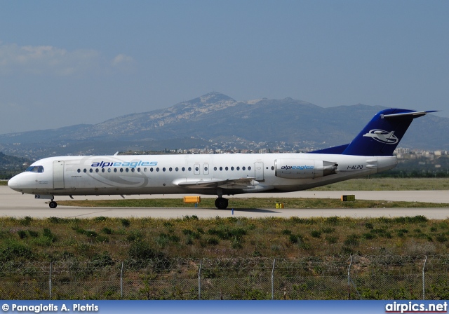 I-ALPQ, Fokker F100, Alpi Eagles