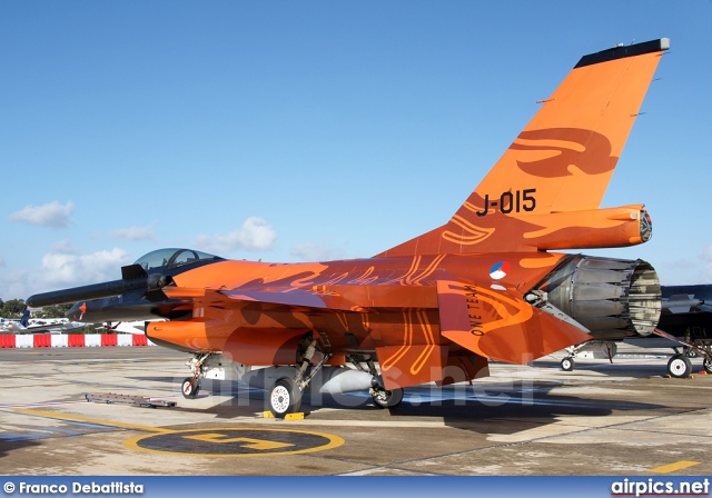 J-015, Lockheed F-16AM Fighting Falcon, Royal Netherlands Air Force