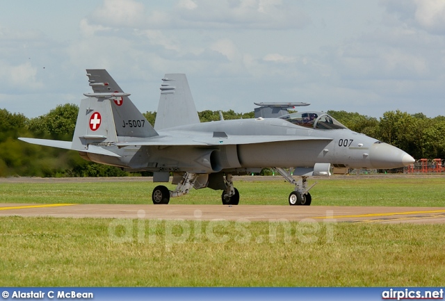 J-5007, Boeing (McDonnell Douglas) F/A-18C Hornet, Swiss Air Force