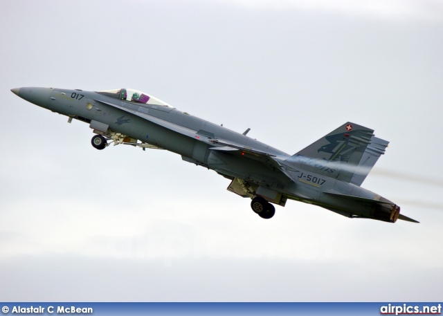 J-5017, Boeing (McDonnell Douglas) F/A-18C Hornet, Swiss Air Force