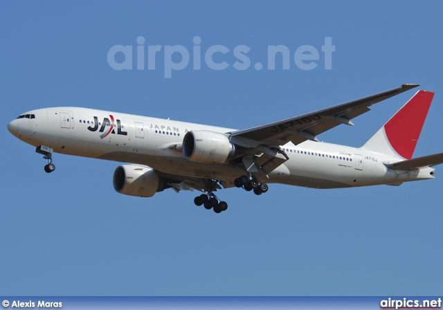 JA710J, Boeing 777-200ER, Japan Airlines