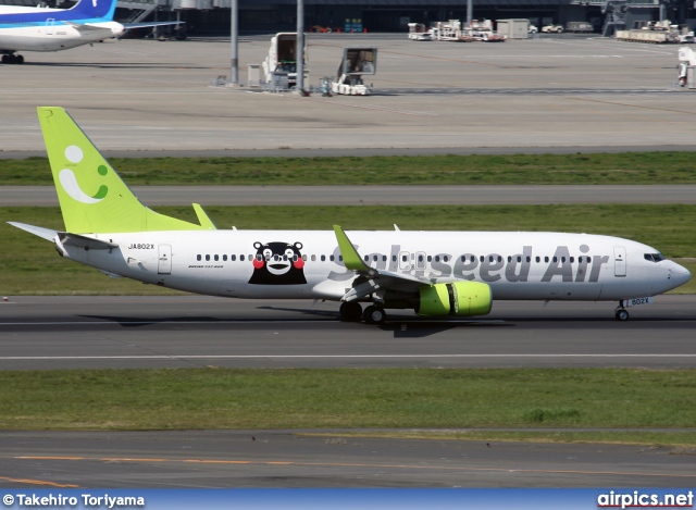 JA802X, Boeing 737-800, Solaseed Air