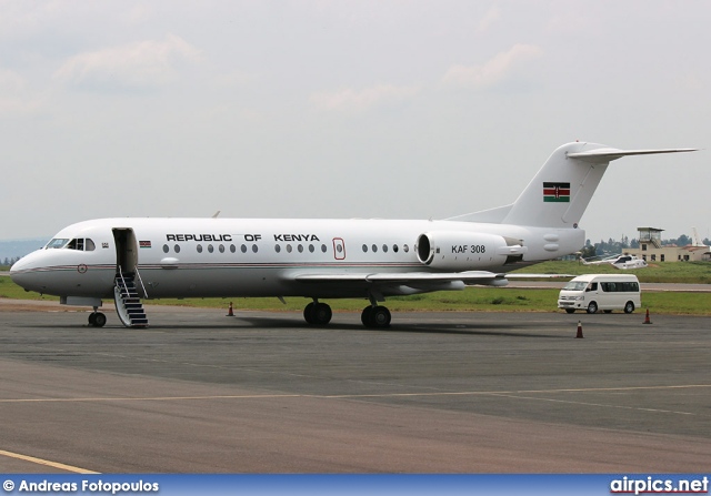 KAF-308, Fokker 70, Republic of Kenya