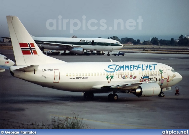 LN-BRU, Boeing 737-500, Braathens SAFE