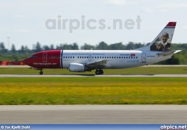 LN-KKW, Boeing 737-300, Norwegian Air Shuttle