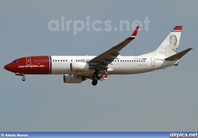 LN-NOD, Boeing 737-800, Norwegian Air Shuttle