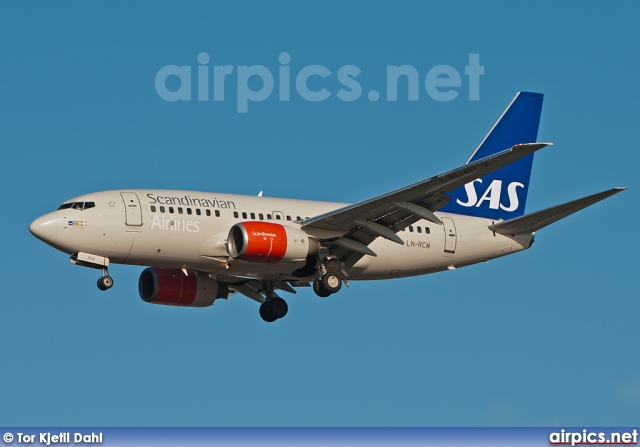 LN-RCW, Boeing 737-600, Scandinavian Airlines System (SAS)