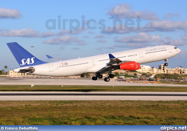 LN-RKG, Airbus A340-300, Scandinavian Airlines System (SAS)