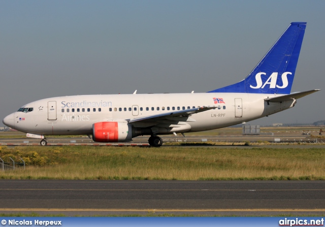 LN-RPF, Boeing 737-600, Scandinavian Airlines System (SAS)