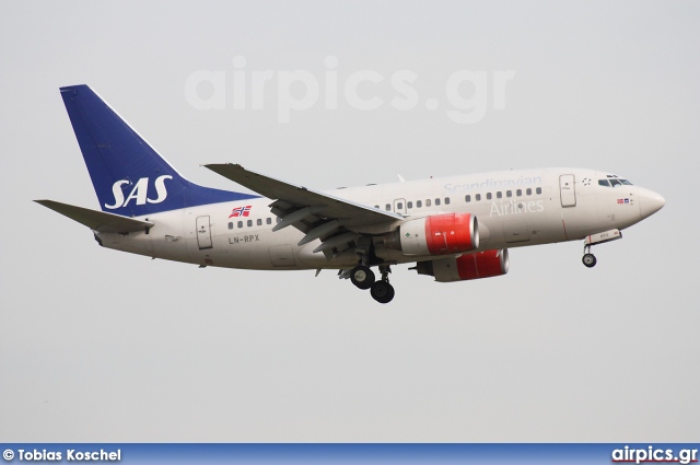 LN-RPX, Boeing 737-600, Scandinavian Airlines System (SAS)