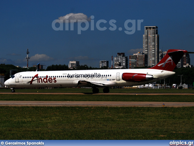 LV-BEP, McDonnell Douglas MD-82, Andes Lineas Aereas