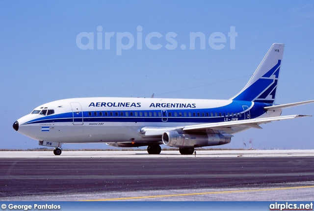 LV-JMW, Boeing 737-200, Aerolineas Argentinas