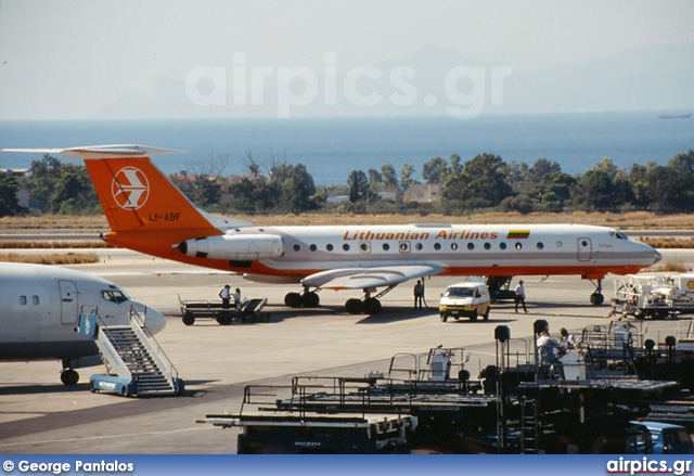LY-ABF, Tupolev Tu-134-A, Lithuanian Airlines