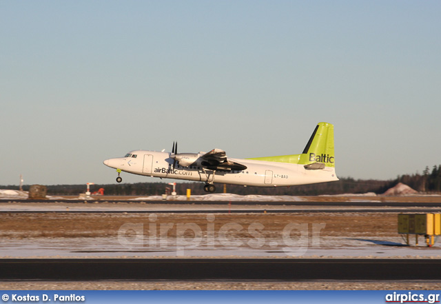 LY-BAO, Fokker 50, Air Baltic