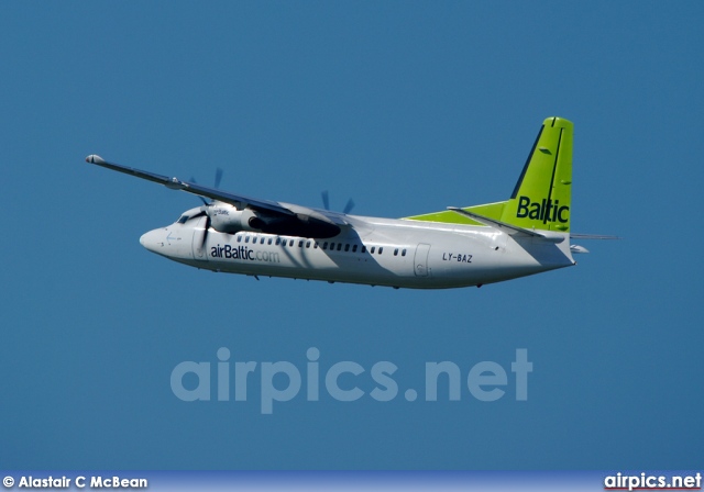 LY-BAZ, Fokker 50, Air Baltic