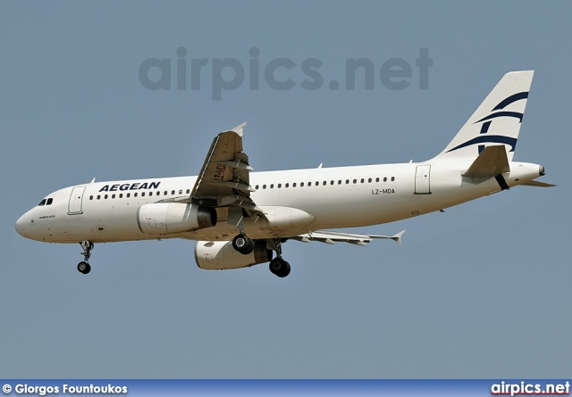 LZ-MDA, Airbus A320-200, Aegean Airlines