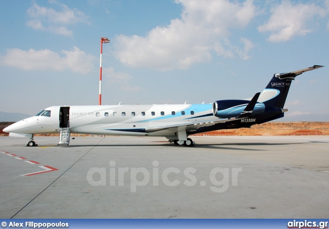 N135SK, Embraer Legacy 600, Private