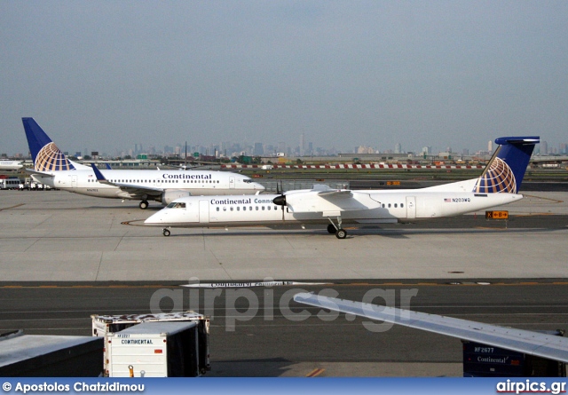 N203WQ, De Havilland Canada DHC-8-400Q Dash 8, Continental Connection