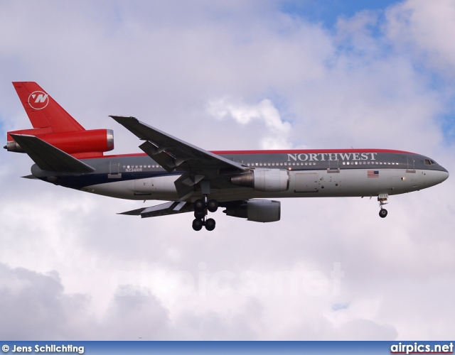 N234NW, McDonnell Douglas DC-10-30, Northwest Airlines