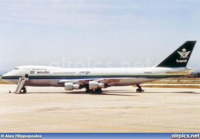 N485EV, Boeing 747-200B(SF), Saudia