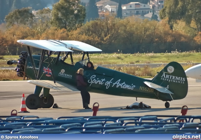 N56200, Boeing-Stearman Model 75 N2S-5 Kaydet, Private