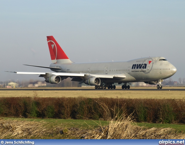 N624US, Boeing 747-200B, Northwest Airlines