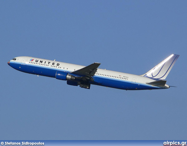 N643UA, Boeing 767-300ER, United Airlines