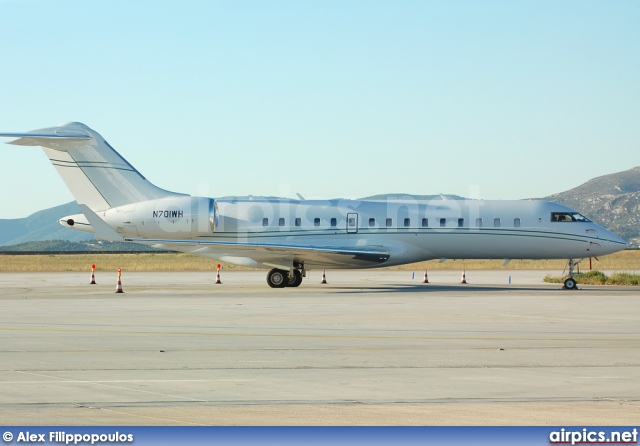 N701WH, Bombardier Global 5000, Private