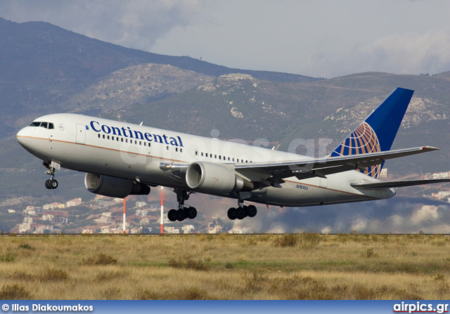 N76153, Boeing 767-200ER, Continental Airlines