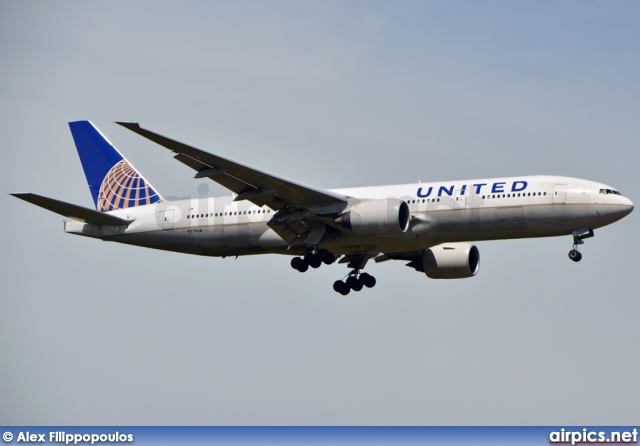 N779UA, Boeing 777-200ER, United Airlines