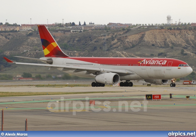 N973AV, Airbus A330-200, Avianca