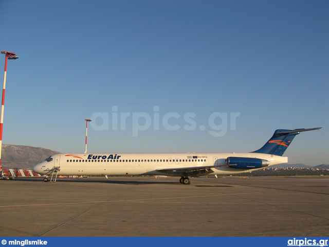 N978PG, McDonnell Douglas MD-83, EuroAir