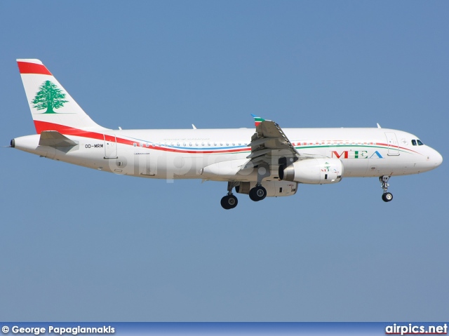 OD-MRM, Airbus A320-200, Middle East Airlines (MEA)